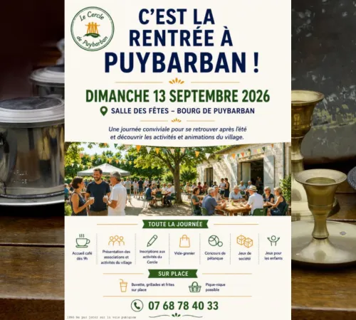 Journée de rentrée et vide-grenier à Puybarban