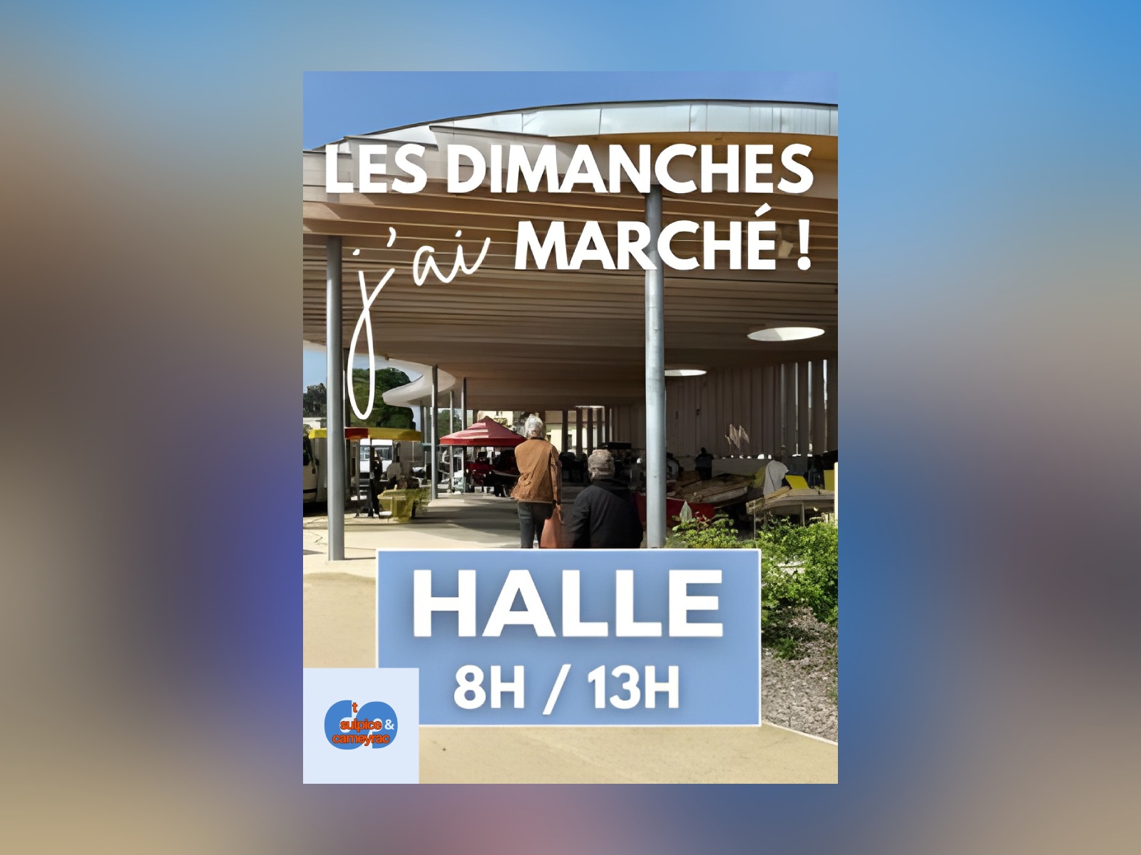 Marché hebdomadaire du dimanche matin de Saint ...