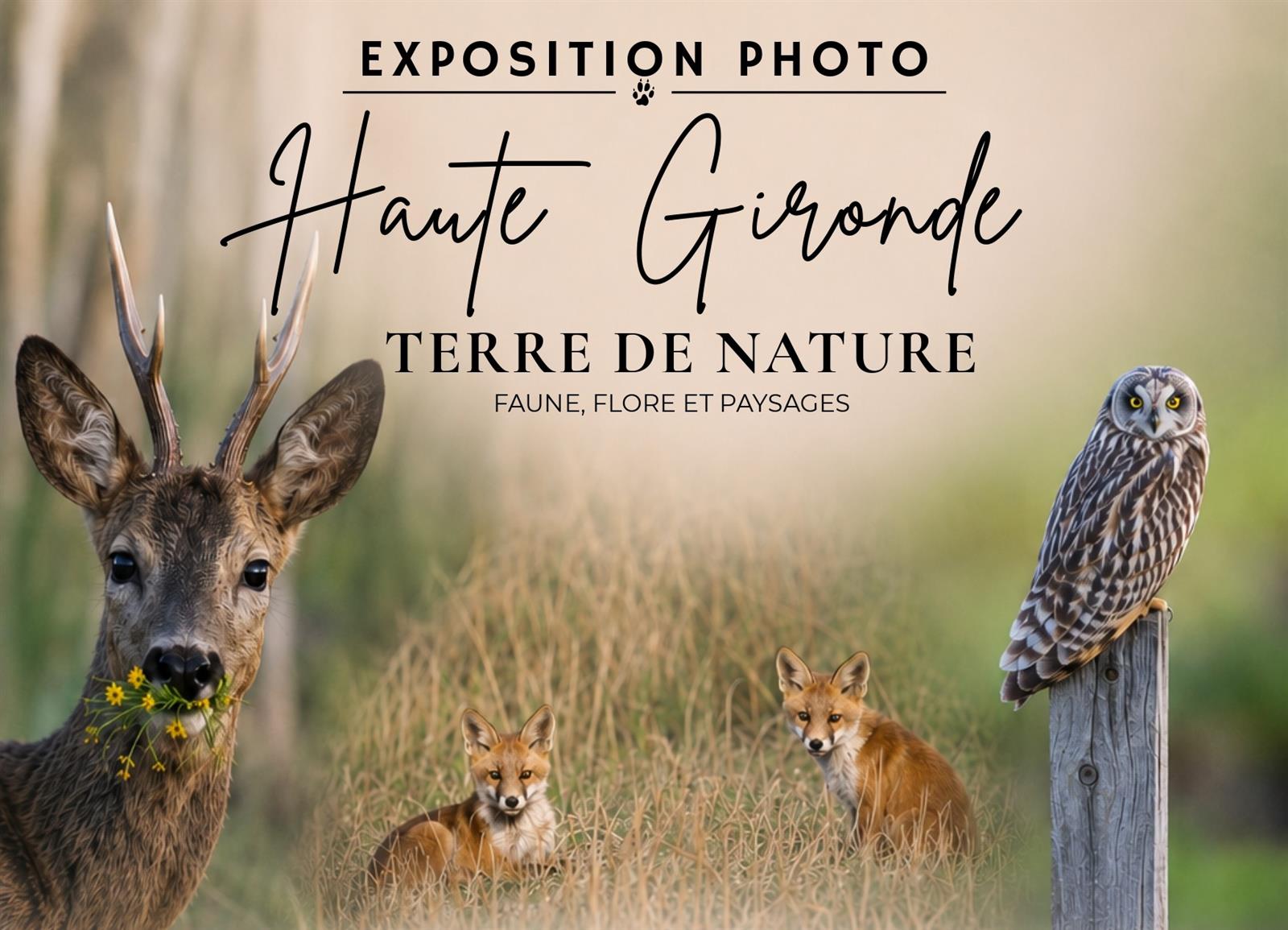 Exposition photo : Haute Gironde, Terre de Nature
