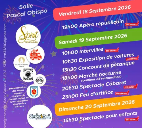 Grande fête locale - La Lande de Fronsac
