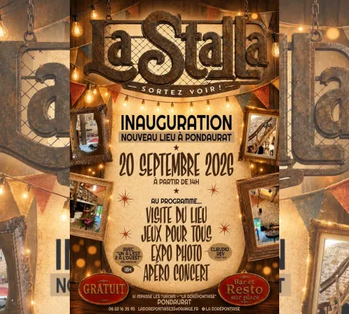 Inauguration de la salle de reception "La Stalla"
