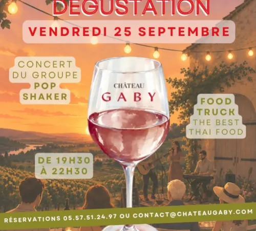 Soiré concert et dégustation au Château Gaby