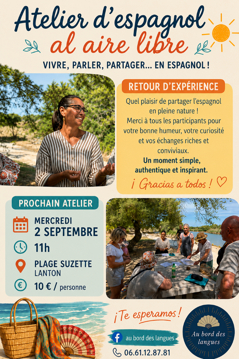 Atelier d'Espagnol "Al aire libre"