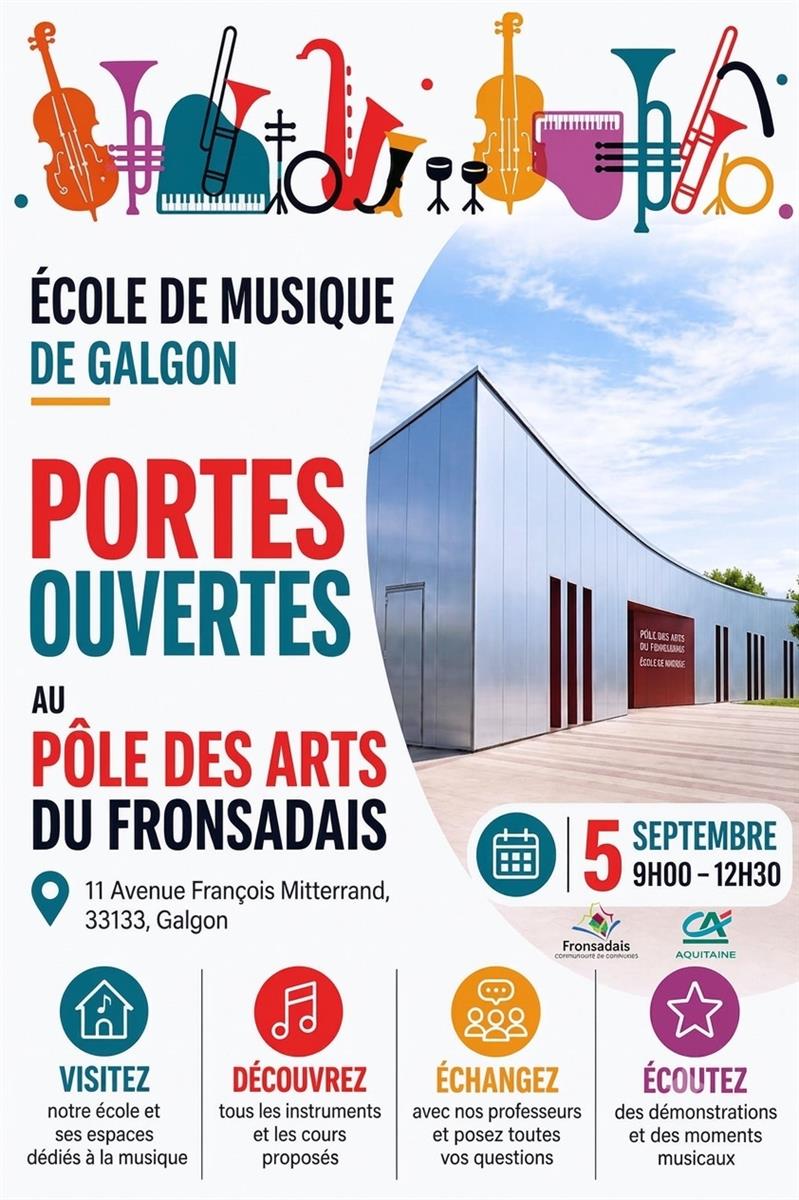 PORTES OUVERTES de l'Ecole de Musique de Galgon