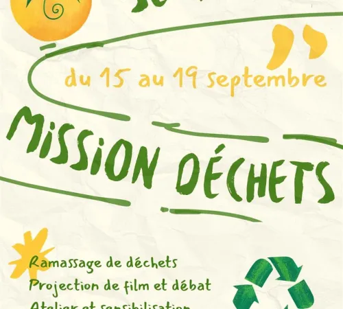 Semaine mission déchets - Ramassage de déchets et nettoyage des berges de la Machinotte