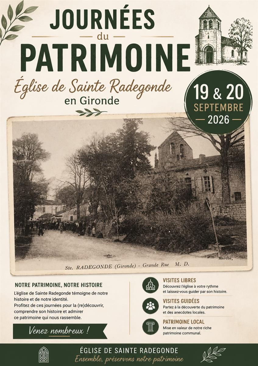 Visite de l'église Sainte-Radegonde pour les J ...