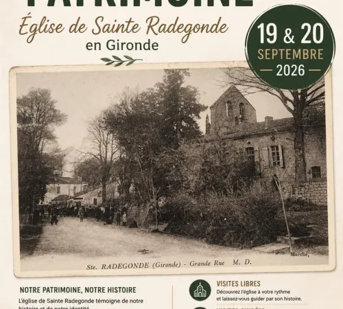 Visite de l'église Sainte-Radegonde pour les Journées européennes du patrimoine 2026
