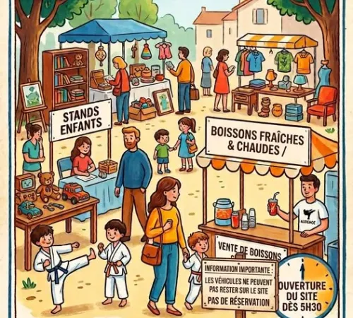 Vide grenier du club de karaté d'Audenge