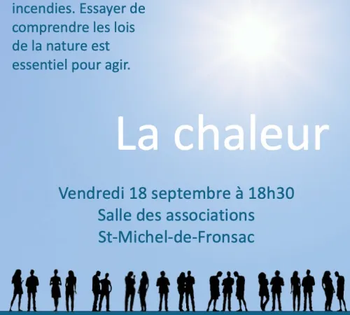 Conférence scientifique LA CHALEUR