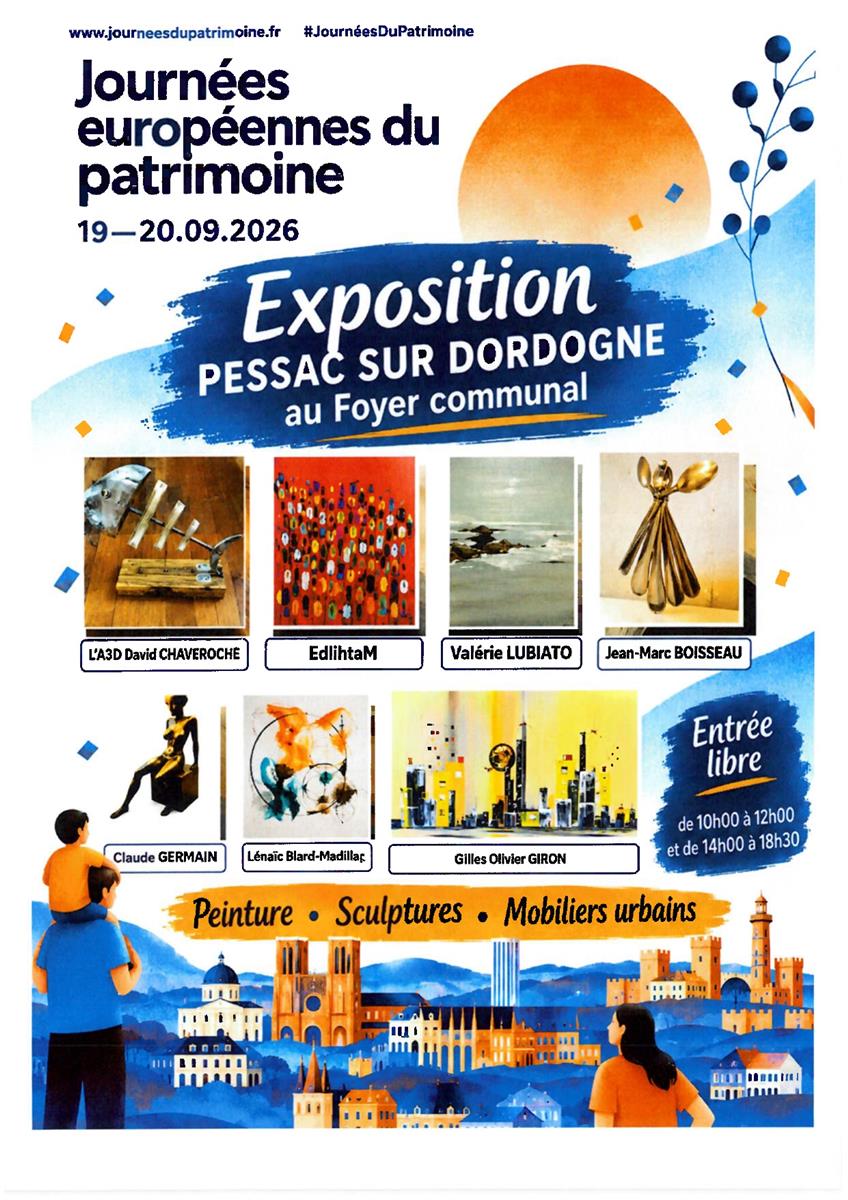 🎨 JOURNÉES EUROPÉENNES DU PATRIMOINE À PESSAC- ...