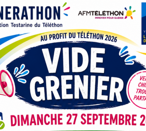 Vide grenier Générathon - Association Testerine