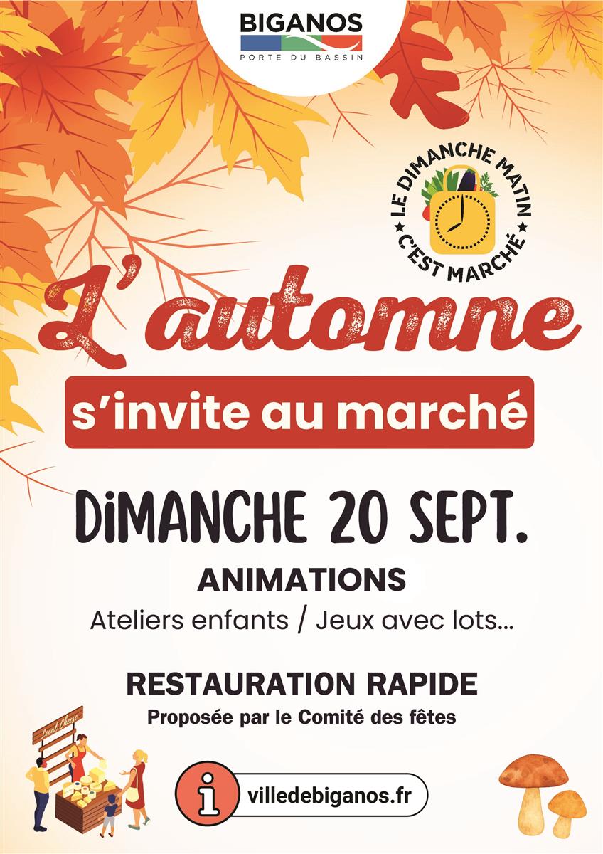 L'automne s'invite au marché