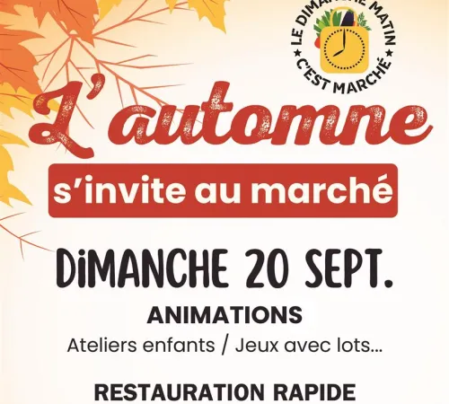 L'automne s'invite au marché