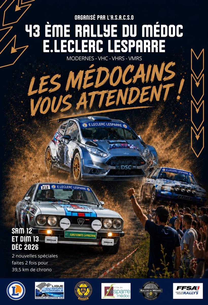43ème Rallye du Médoc E.Leclerc