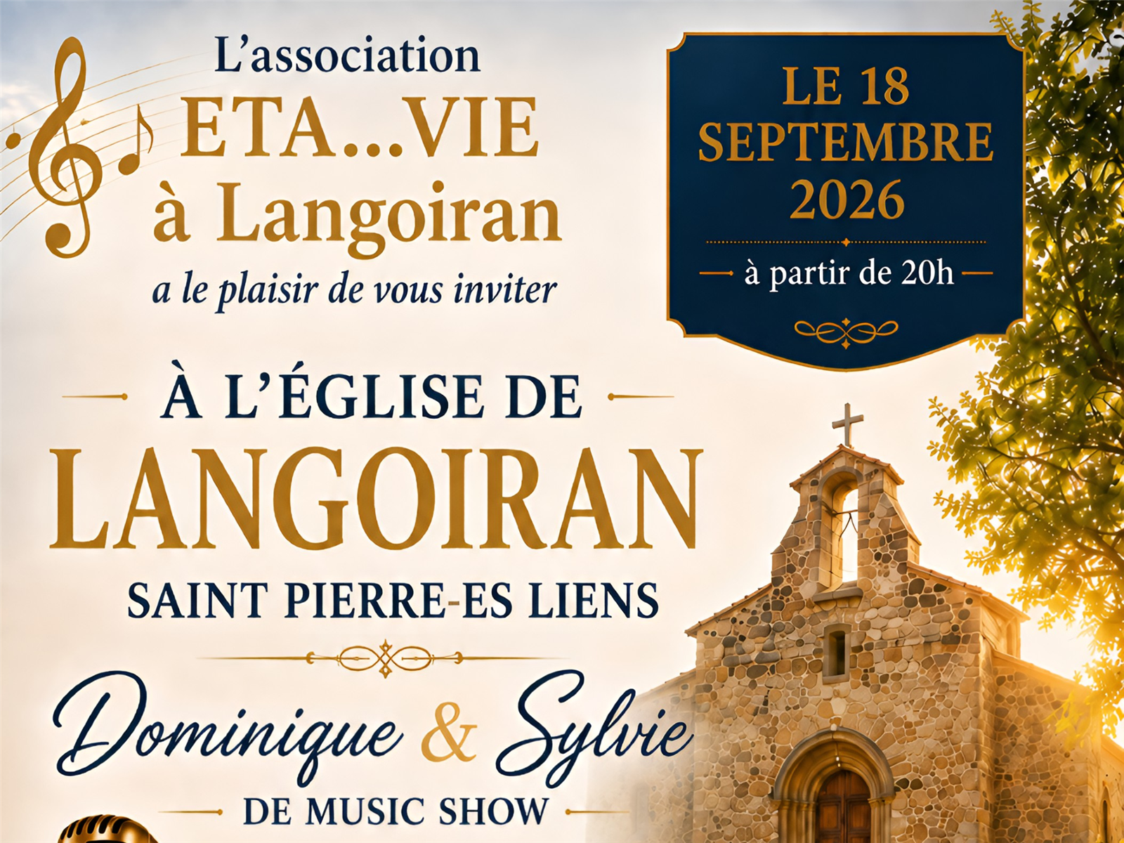 Music Show à l'église de Langoiran