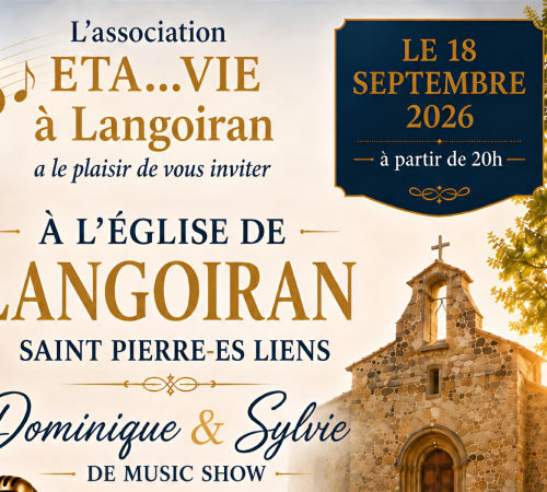 Music Show à l'église de Langoiran