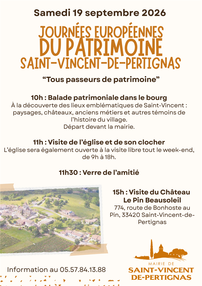 Saint-Vincent-de-Pertignas : visite de l'église