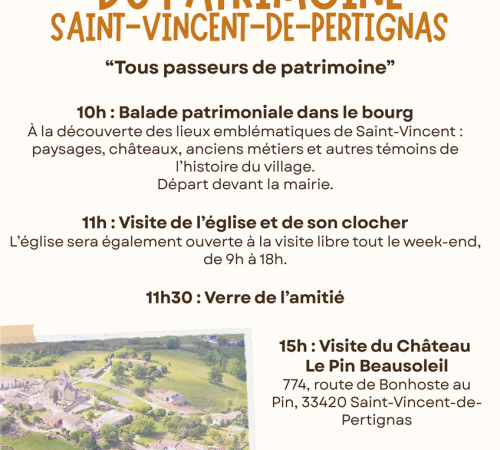 Saint-Vincent-de-Pertignas : visite de l'église