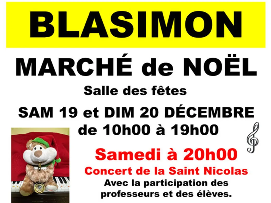 Marché de Noël de Bla ... - Crédit: Ecole de musique Blasimon | CC BY-NC-ND 4.0