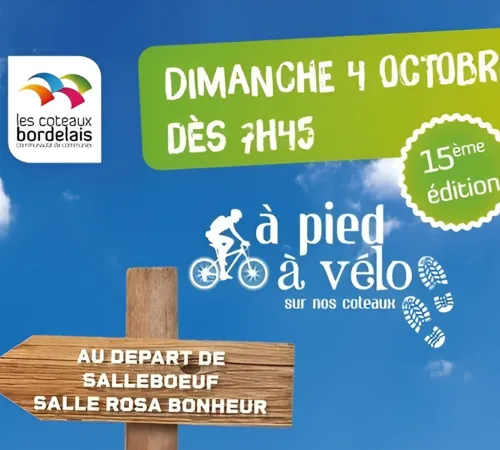 À pied à vélo sur nos coteaux - 15e édition