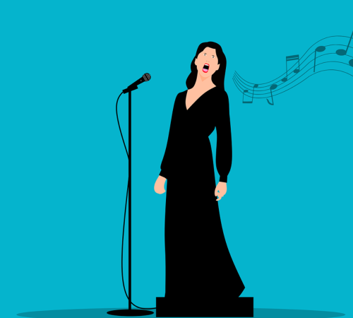 Représentation de la chorale "LES COLS VERTS"