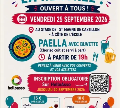 Kermesse de l'APE de Saint-Magne-de-Castillon