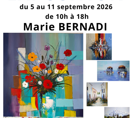 Exposition Cabane des Arts : Marie Bernadi