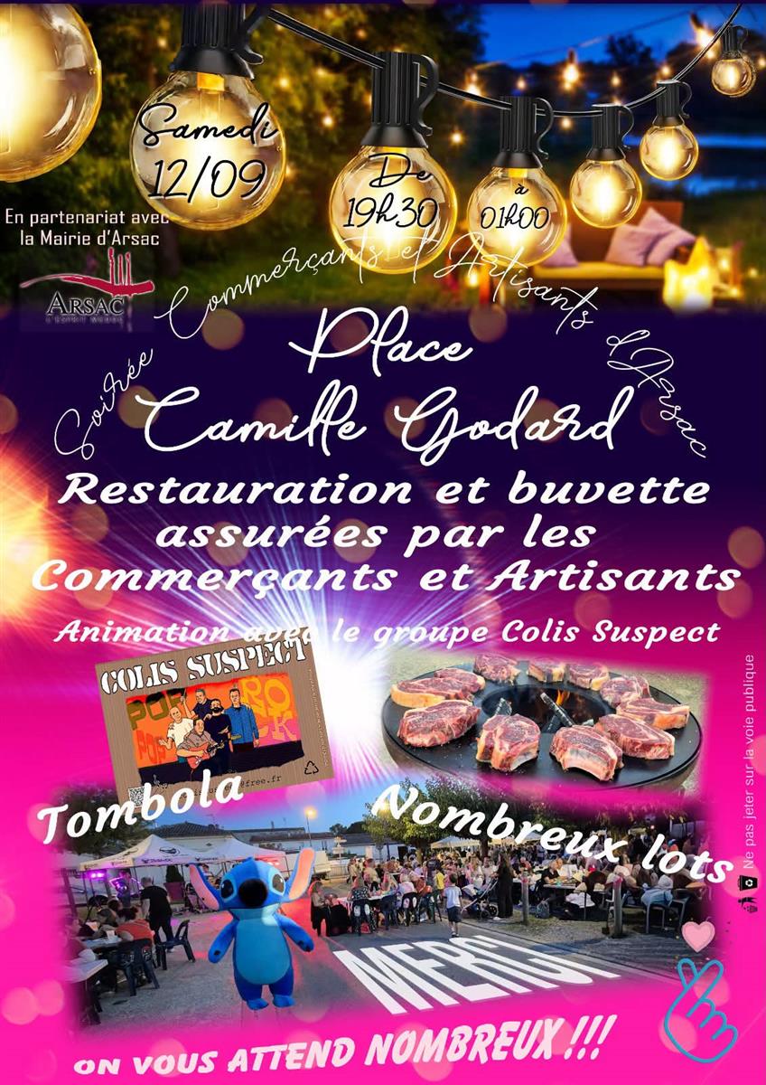 Soirée commerçants et d'Artisants d'Arsac