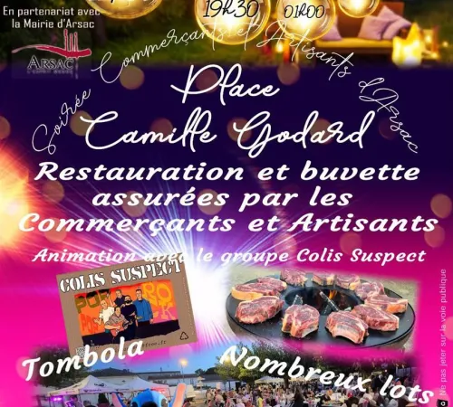 Soirée commerçants et d'Artisants d'Arsac