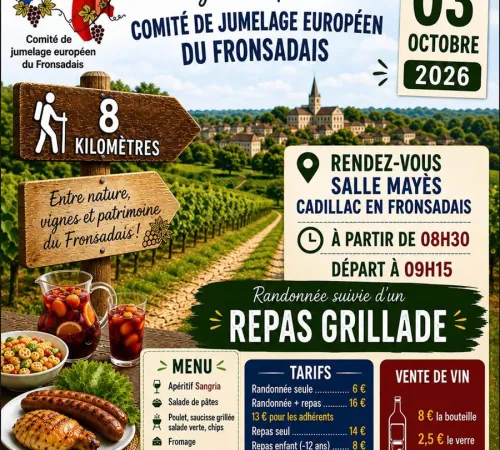 Randonnée avec repas grillade