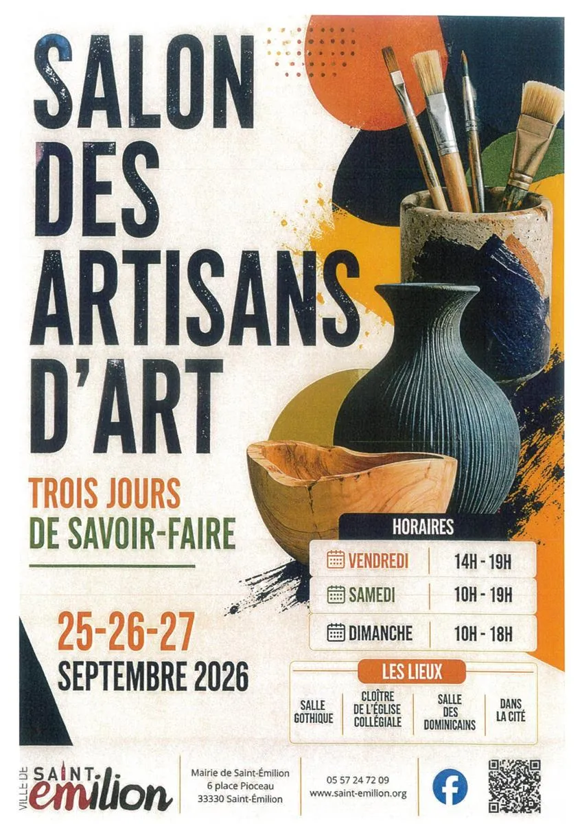 Salon des Artisans d'Art - Crédit: Mairie de St Emilion | CC BY-NC-ND 4.0