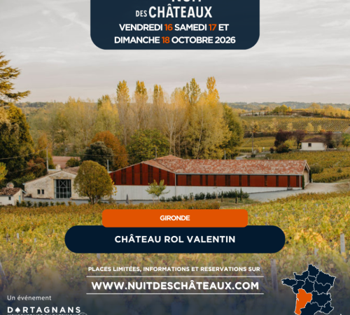 La nuit des châteaux - Château Rol Valentin sous les étoiles