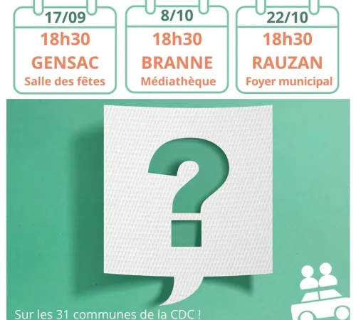 Réunions d'info Transport Solidaire