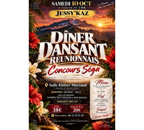 Grand dîner dansant réunionnais