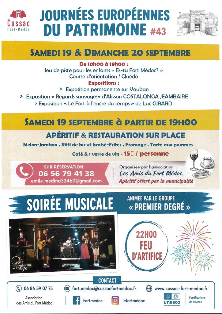 Journées Européennes ... - Crédit: Cussac-Fort-Médoc | CC BY-NC-ND 4.0