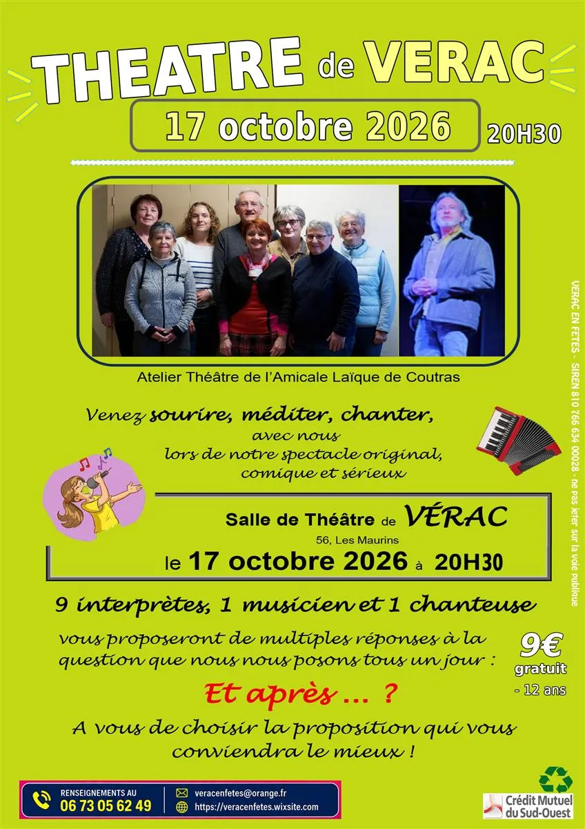 Théâtre - Et après...? - Crédit: VERAC EN FETES | CC BY-NC-ND 4.0