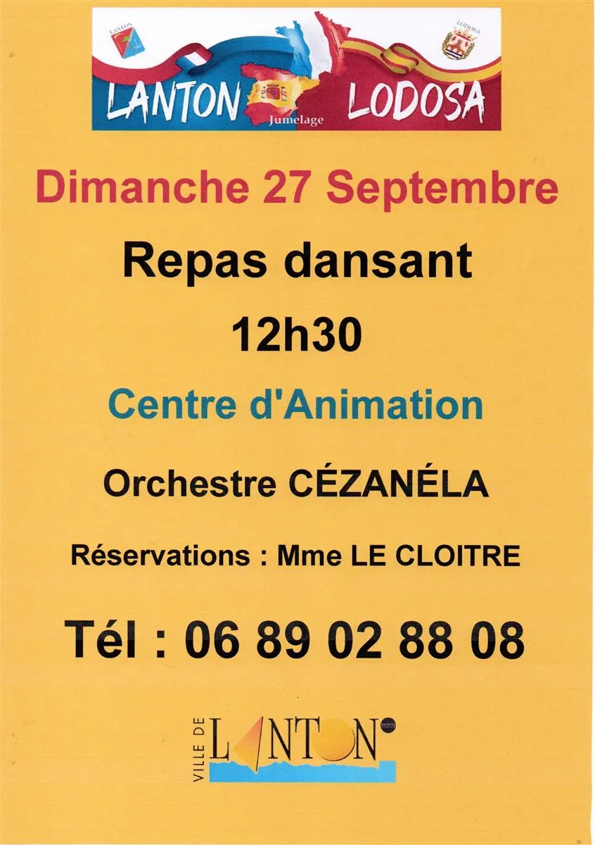 Repas dansant - Crédit: Mairie Lanton | CC BY-NC-ND 4.0