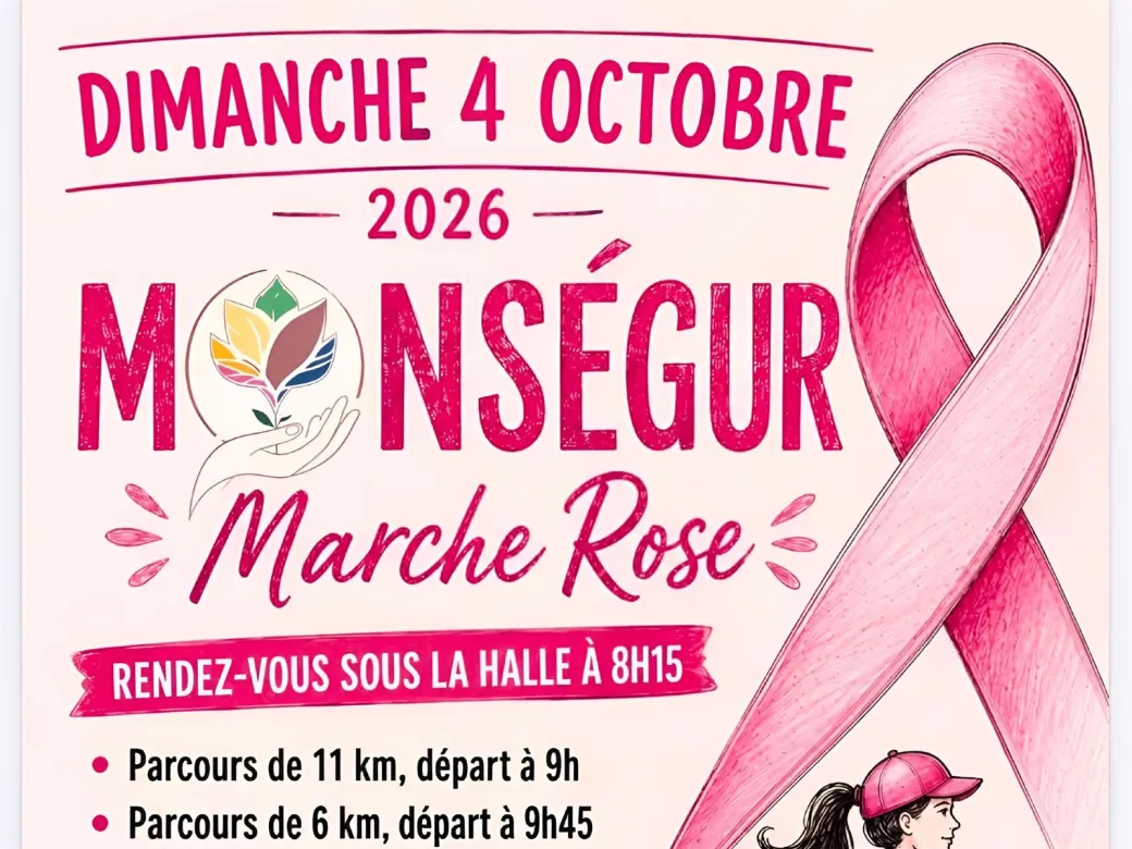 Marche Rose - Crédit: Mairie de Monségur | CC BY-NC-ND 4.0
