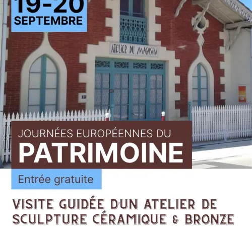 JEP 2026 : Visite d'un atelier de sculpture céramique et bronze