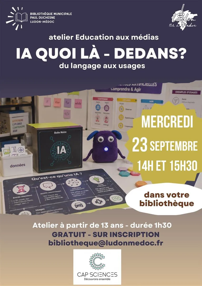 Atelier Education aux ... - Crédit: Ludon-Médoc | CC BY-NC-ND 4.0