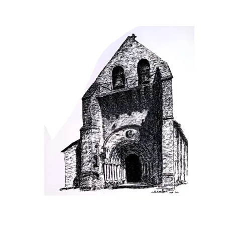 Visite libre et commentée de l'église Saint-Martin de Haux