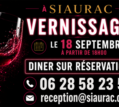 Vernissage au Château Siaurac