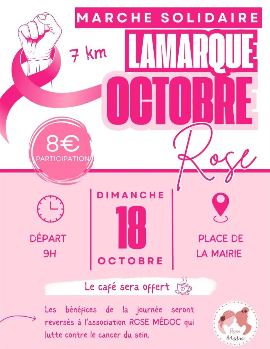 Marche Solidaire Octo ... - Crédit: Mairie de Lamarque | CC BY-NC-ND 4.0