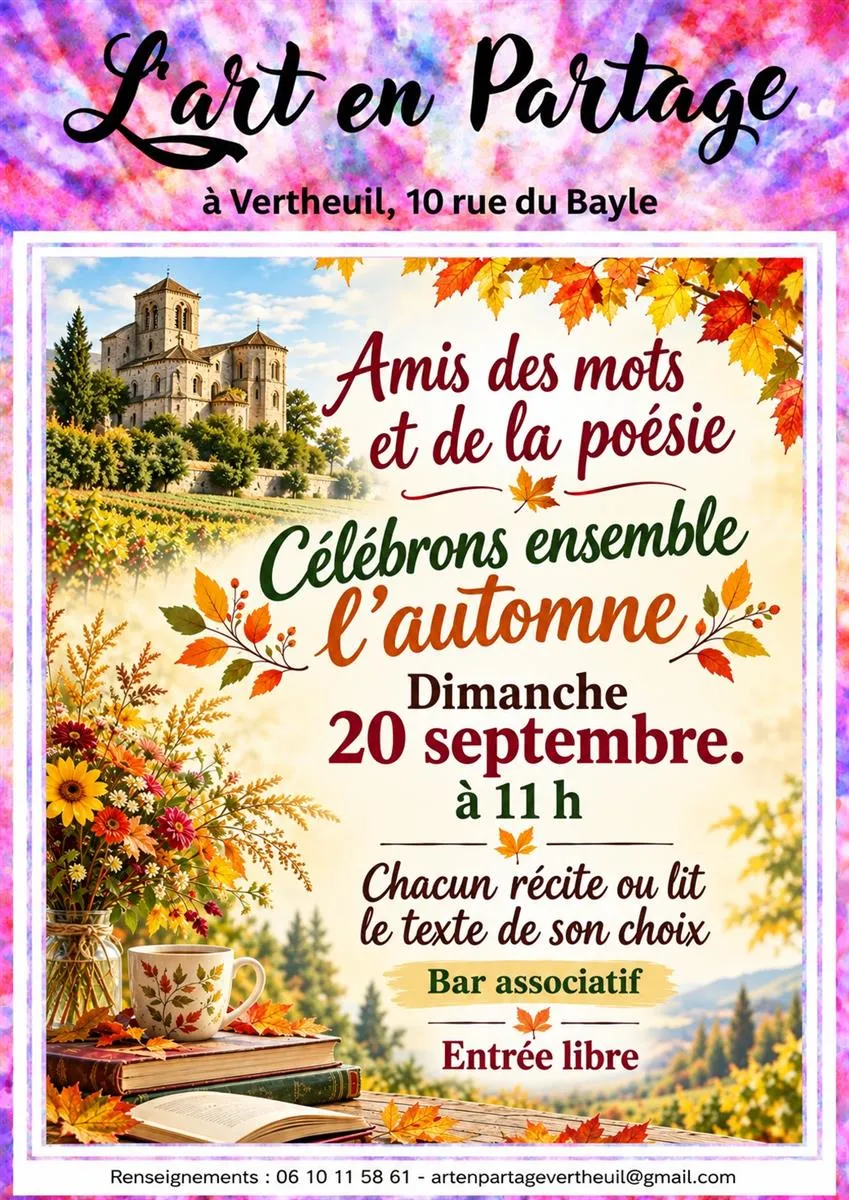 Fêtons l'automne à l' ... - Crédit: Art en partage | CC BY-NC-ND 4.0