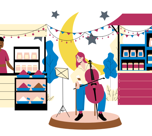 Marché nocturne artisanal & gourmand : les Estivales du Château