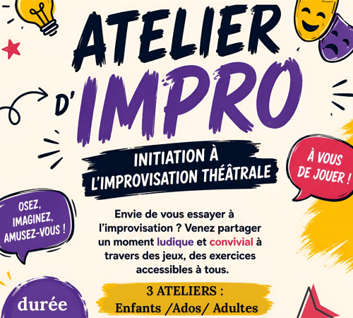 Atelier impro : initation à l'improvisation théâtrale