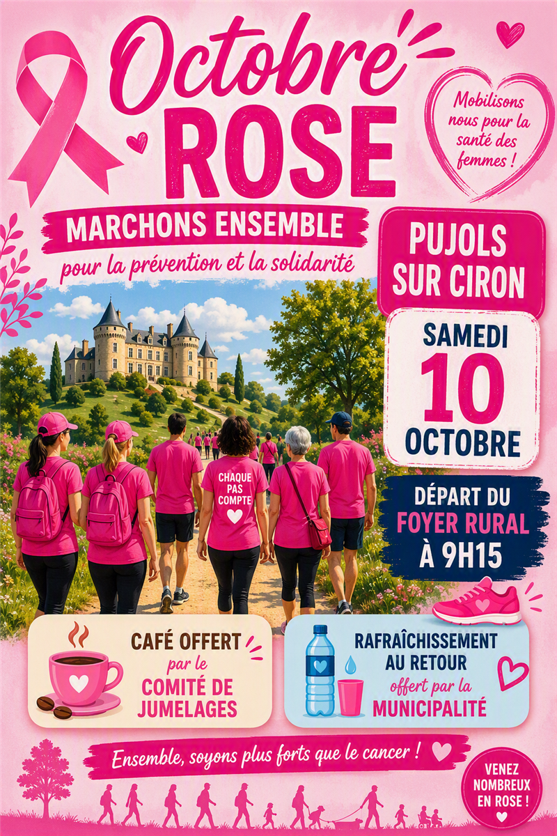 Marche octobre rose 