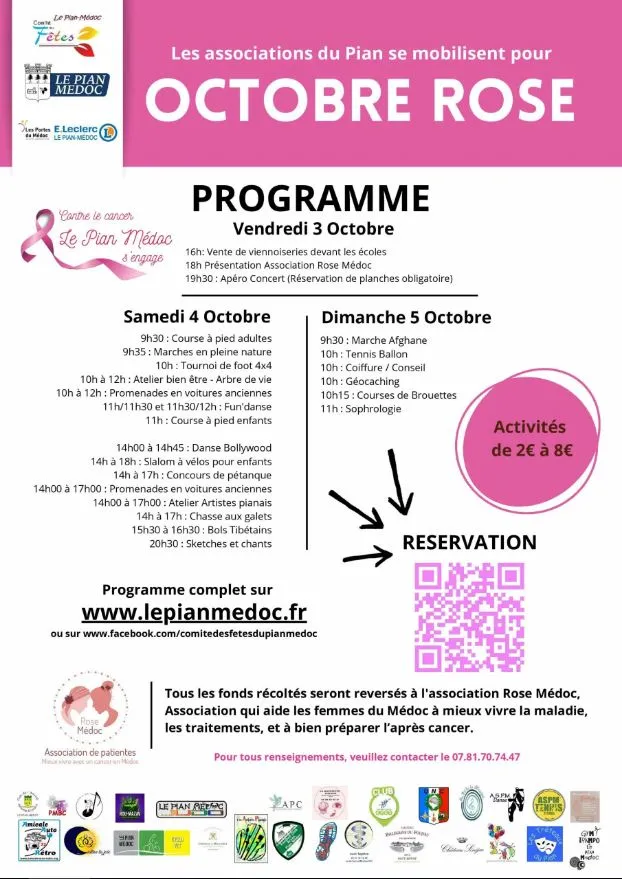 Octobre Rose au Pian- ... - Crédit: Octobre Rose - PianMédoc | CC BY-NC-ND 4.0