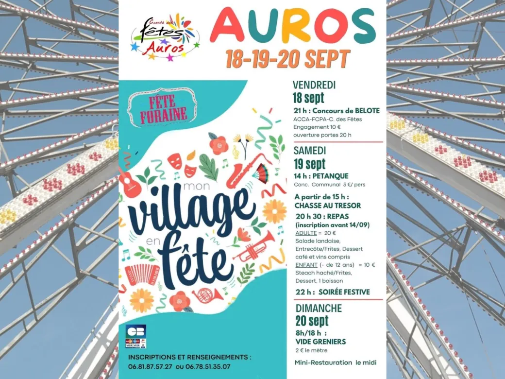 Fête du village de Auros - Crédit: Comité des fête de Auros | CC BY-NC-ND 4.0