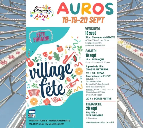 Fête du village de Auros